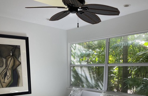 Southwest Coconut Grove Cabaña | Lush coconut grove oasis