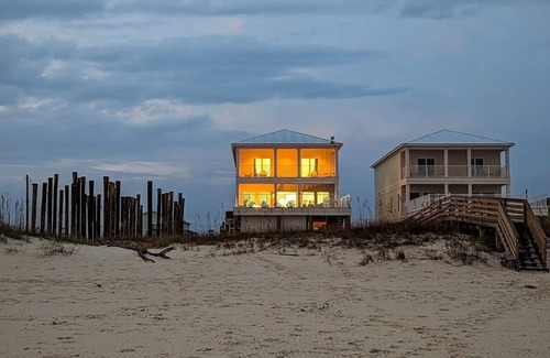 Southpointe Casa | Lux Beachfront w/ Private Gas Heated Pool, Elevator, Indoor/Outdoor Game Rooms