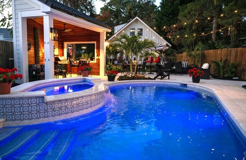 Rehoboth by the Sea Villa | Lux Estate: 9BR, 8.5BA + Cottage, Walk to Beach