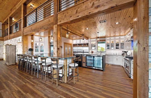 Galveston Casa | Lux Modern Waterfront Home W/ Huge Deck + Central