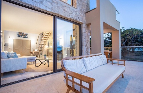 Tersanas Villa | Lux Villa-Prvt Pool-Awesome View-700m from Beach