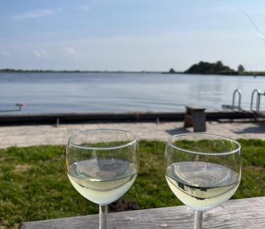 Matsloot Apartamento | Luxe en ruim chalet met airco bij Leekstermeer