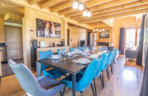 Le Chambon-sur-Lignon Casa | Luxe et détente : Lodge avec SPA privatif et accès piscine, golf, et aire de jeux. - FR-1-582-39