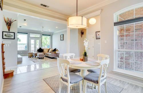 Granbury Casa | Luxe Lakefront Home with Hot Tub, Dock and Fire Pit