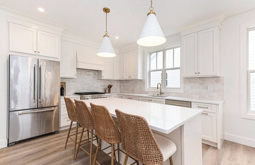 Benzonia Casa | Luxe Lakefront Living on Stunning Crystal Lake in Benzonia, MI