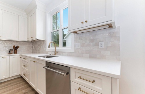 Benzonia Casa | Luxe Lakefront Living on Stunning Crystal Lake in Benzonia, MI