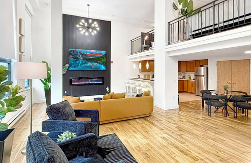 East Orange Apartamento | Luxe LOFT APT-Gym- near NYC,EWR,Prudential,NJPAC,Amer Dream,MetLife