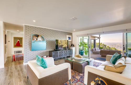 Sky Forest Casa | Luxe Mid-Century Austin Home with Canyon Views