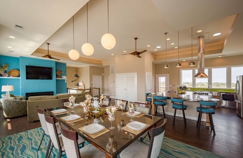 Hatteras Casa | Luxe, ocean- & sound-view home with private pool, hot tub, decks & game room