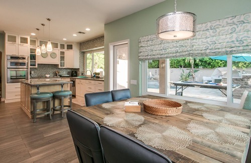 Paradise Park Vista Casa | Luxe Scottsdale Home w/Pool, Spa, & Tesla Charger!