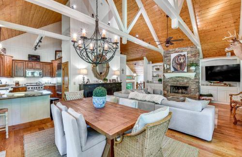 Cullowhee Casa | Luxe Trillium Home with Fire Pit, 5 Mi to Cashiers