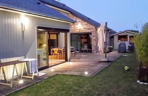 Saint-Coulomb Casa | Luxueuse villa, piscine intérieure, plage à 300m