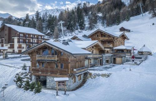 Plagne 1800 Chalet De Esquí | Luxueux chalet 7 chambres avec jacuzzi et sauna, proche télésiège - FR-1-181-2793
