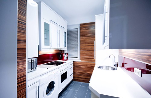 Leopoldstadt Apartamento | Lujoso y moderno apartamento con balcón en Viena,