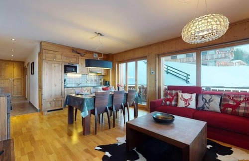 Nendaz Apartamento | Apartamento en Veysonnaz Ski-In/Ski-Out