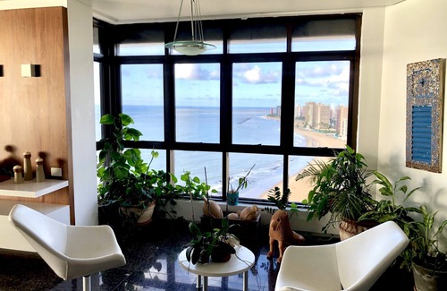 Boa Viagem Apartamento | Apartamento de lujo junto al mar p 12 personas c vista panorámica del mar