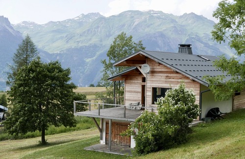 Aime Chalet De Esquí | Lujoso chalet reformado (250m2, 4 *) al pie de las pistas de La Plagne, magnífica vista.