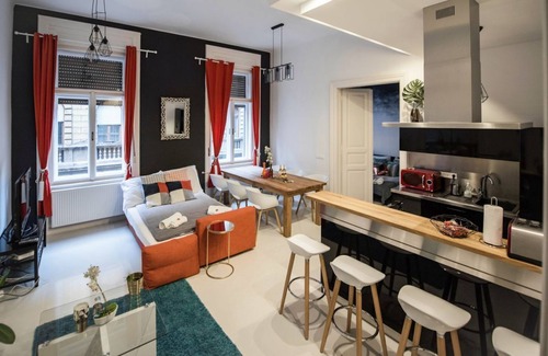 Erzsebetvaros Apartamento | El centro de lujo piso de 4 habitaciones, 4 baños