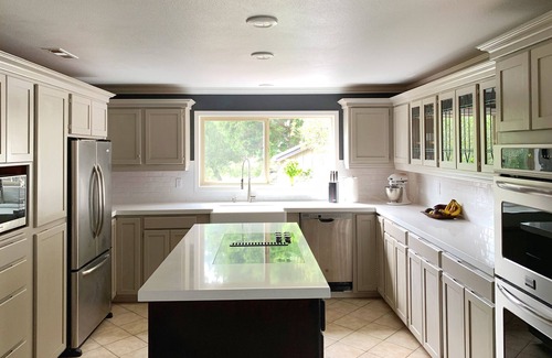 Langlois Casa | Luxurious Getaway on the Lake with hot tub, pool table, boat dock, covered porch