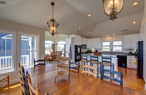 Carova Beach Casa | Luxurious oceanfront home, elevator, pool, game rm. Friday turnover! 4x4 bch