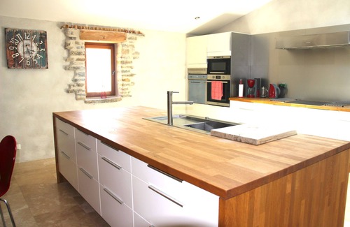 Villetritouls Casa | Lujosa antigua conversión de granero de piedra para 8 personas con piscina