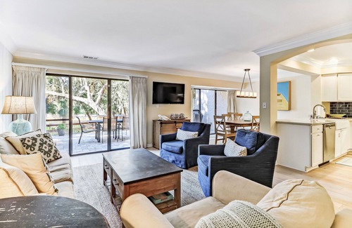 Fernandina Beach Villa | 3 camas / 3. 5 baños Beach Wood condo - Excelentes vistas y caminar a la playa!