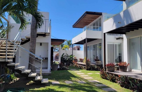 Bajio Complejo | Luxurious Surf Resort in Pascuales Mexico - Room #1 Private - On the Beach