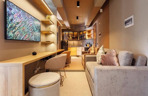 Calle 100 Apartamento | Lujoso ultramoderno en casa club con piscina