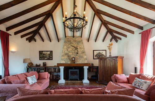 Ronda Casa | Lujosa villa "Finca La Cabra Ronda" con jardín y piscina privados, vistas a la montaña, AC y Wi-Fi
