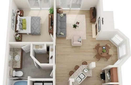 Downtown Fort Worth Apartamento | Luxury 1 bedroom near Downtown & Dickies Arena