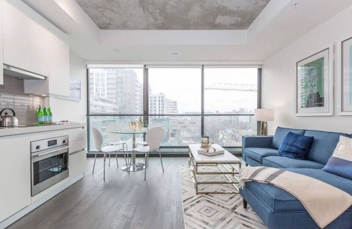 Downtown Toronto Apartamento | 1BR de lujo en el corazón de King West