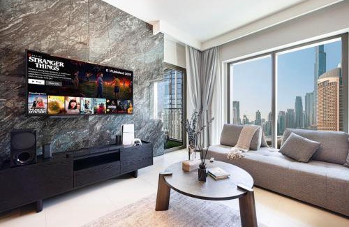 Za'abeel 2 Apartamento | Luxury 2BR Burj Khalifa View Dubai Mall