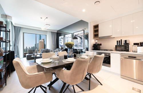 Za'abeel 2 Apartamento | Luxury 2BR Burj Khalifa View Dubai Mall