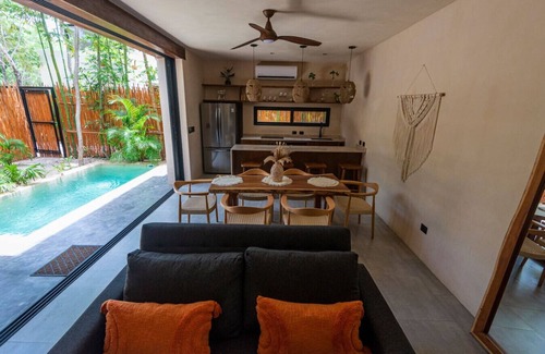Tulum Apartamento | Luxury 2BR Villa with Private Pool, Spacious Living & Modern Amenities