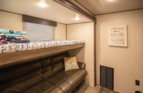 Nipomo Casa | Luxury 3-Bedroom 42' Home on Wheels with Bunk Room & Loft