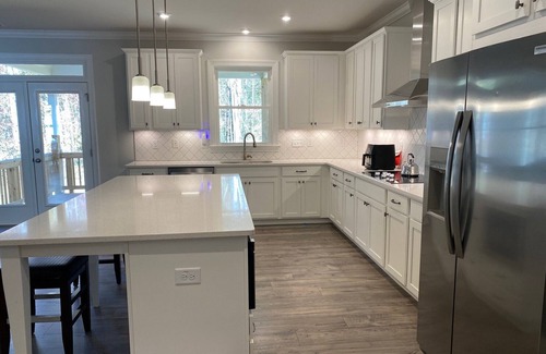Douglasville Casa | Luxury 3400 sq ft Estate;Private Backyard Oasis 3-4 rms; 2 levels to yourself!
