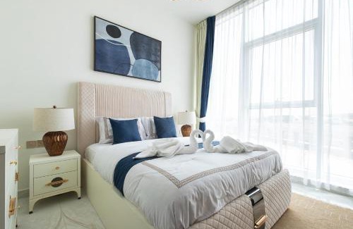 Jumeirah Village Circle Apartamento | Luxury 3Br Apts with Private Pool in Gemz by Simply Comfort