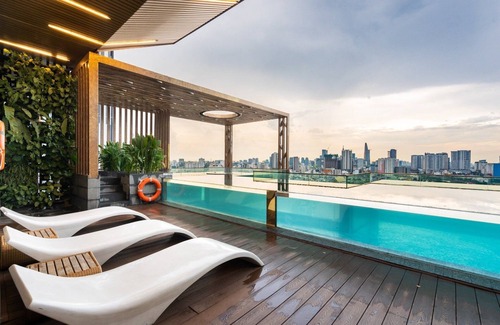 District 4 Apartamento | Luxury 3BR D1mension in District 1 FreeGymPoolSauna view Bitexco