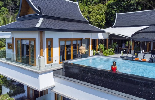 Cherngtalay Villa | Thai Hilltop Paradise - Villa de lujo de 10 dormitorios con impresionantes vistas al mar