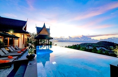 Cherngtalay Villa | Thai Hilltop Paradise - Villa de lujo de 10 dormitorios con impresionantes vistas al mar