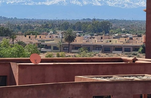 Palmeraie Apartamento | Marrakech Palmeraie - Apart-Hotel panorámica piscina / montaña / palma desde 50 € / noche para 6 personas