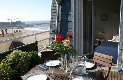 Trouville-sur-Mer Apartamento | Apartamento de lujo con terraza en la playa de Trouville frente a Deauville