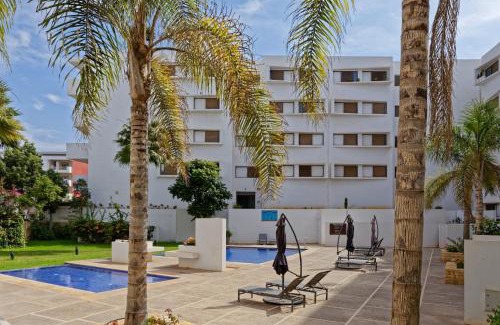Agadir Bay Apartamento | Luxury Apartment 100sqm with Pool near Beach WIFI Unlimited with Optical Fiber