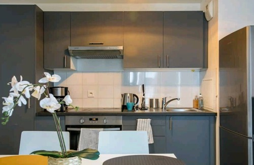 Bois-Colombes Apartamento | Bois-Colombes-Apartamento-Confortable-Baño con bañera-Balcón