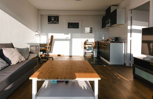 Sint-Jans-Molenbeek Apartamento | apartamento de lujo cerca de Tour & Taxis para 2-5 con una vista panorámica de 270 °