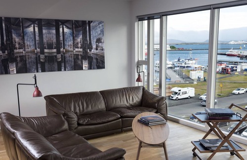 Vesturbær Apartamento | Apartamento de lujo con vistas al puerto.