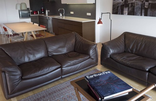 Vesturbær Apartamento | Apartamento de lujo con vistas al puerto.