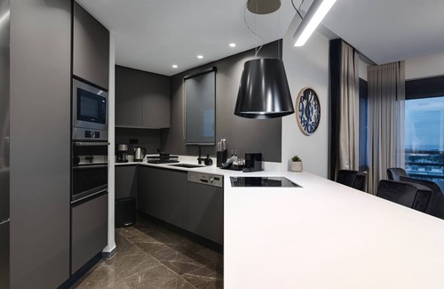 Makrigianni Villa | Luxury Athens Apartment |Zenith Residence | 2 Bedrooms | Modern Décor | Large Balcony with Panoramic Views | Alimos