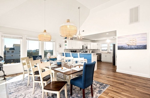 Rodanthe Casa | Luxury Beachfront 6BR w/ Pool + Hot Tubs + Game Rm