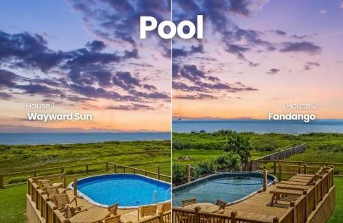 Crystal Beach Casa | Luxury Beachfront Escape 2 Homes, Pools & Hot Tubs